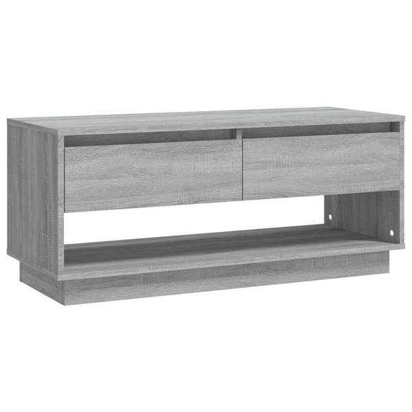 TV-Schrank D521 Grau - Holzwerkstoff - 41 x 44 x 102 cm