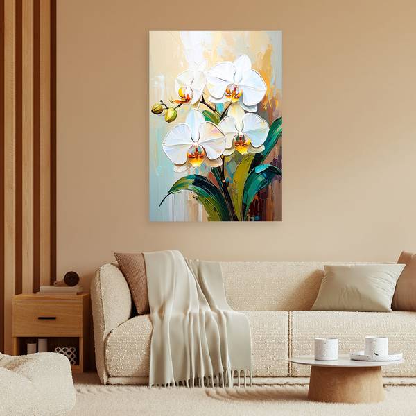 Wandbild orchideen blumen 40 x 60 cm