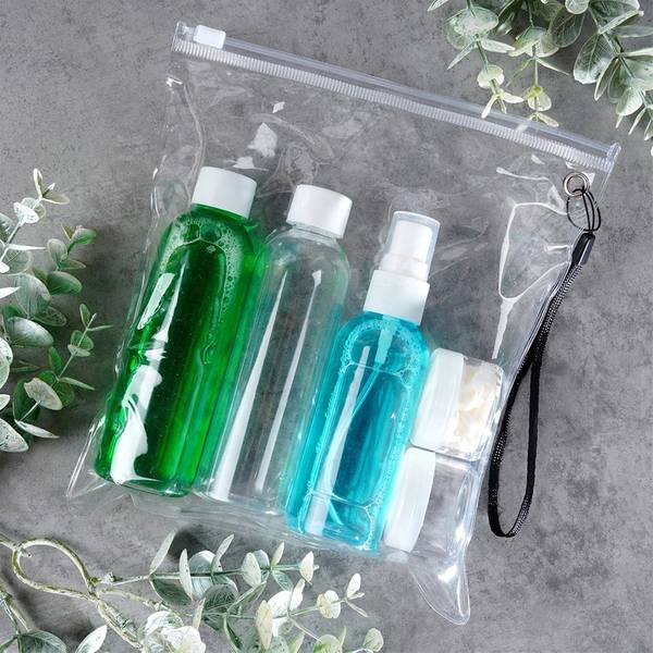 Reiseflaschen 5-tlg. Set 489319 Kunststoff - 4 x 19 x 18 cm