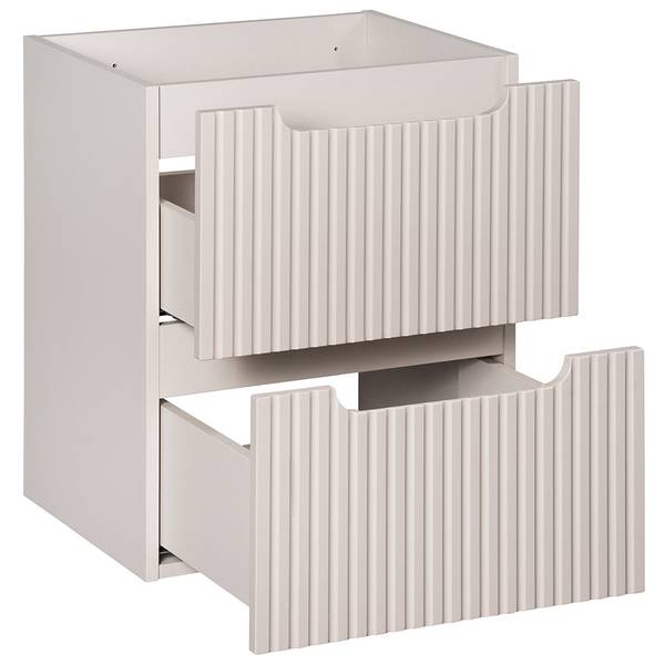 Waschbeckenschrank NEWPORT-56-38 Beige - Holzwerkstoff - 50 x 60 x 40 cm