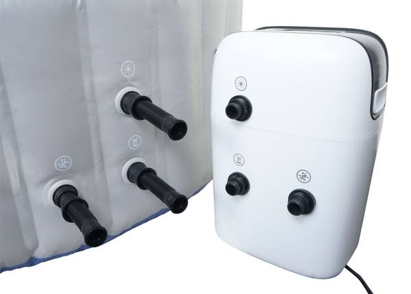 Whirlpool N97 grijs - kunststof - 198 x 65 x 198 cm