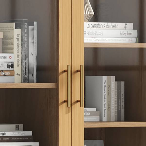 Standvitrine SHEFWoody Ⅵ Braun - Holzwerkstoff - 40 x 160 x 80 cm