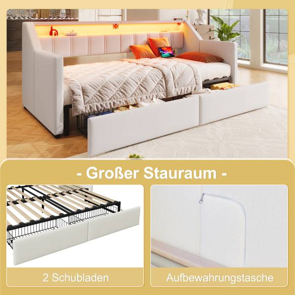 Einzelbetten K-773 Beige