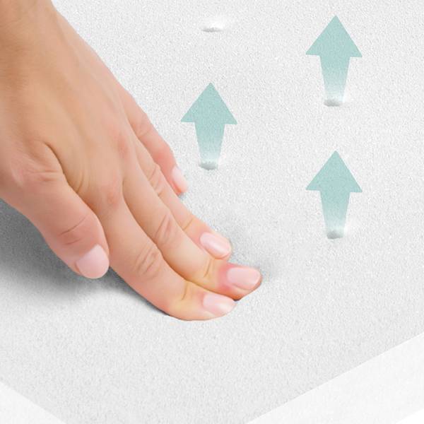 Babybettmatratze Air Balance Easy Grau - 60 x 120 cm