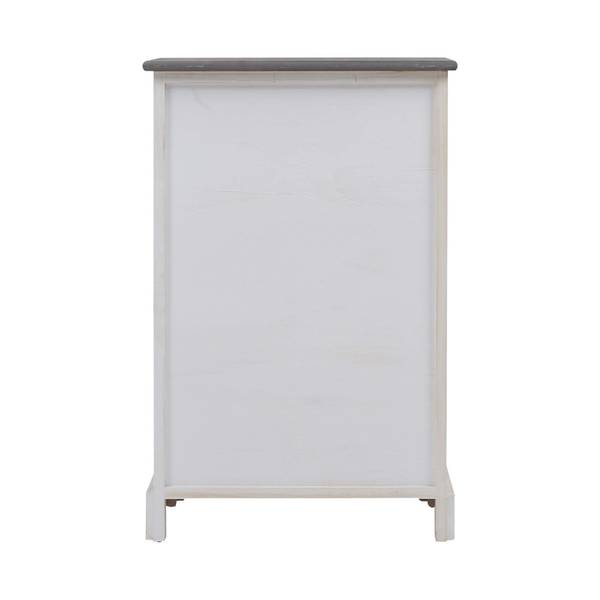 Kast Tarhui wit - massief hout - 30 x 72 x 47 cm