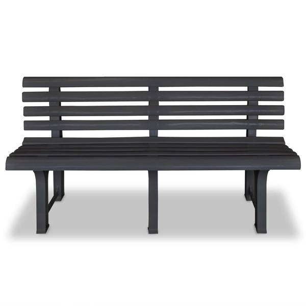 Gartenbank 294284 Grau - Kunststoff - 146 x 74 x 49 cm
