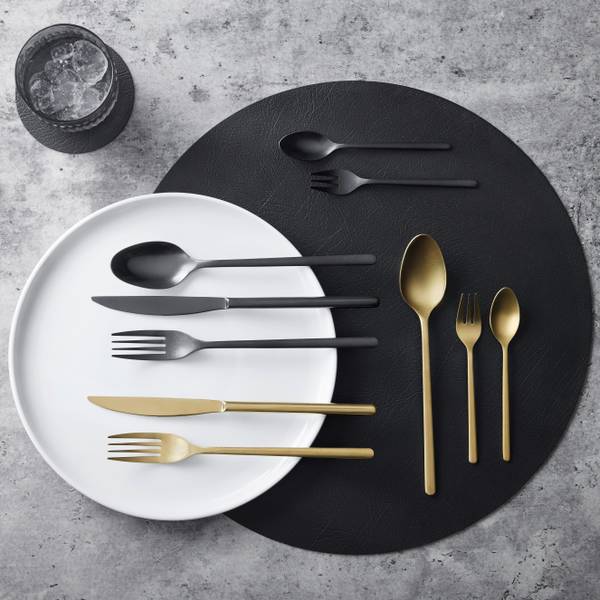 Besteckset BEVERLY Schwarz