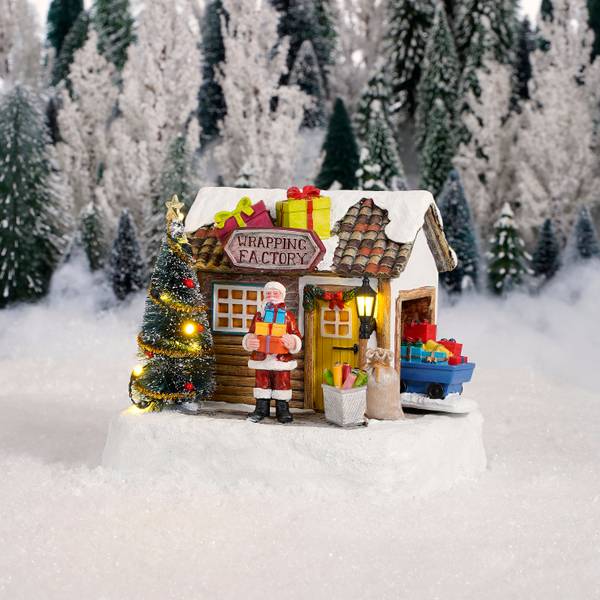 Weihnachtsdorf Luville Originals Kunststoff - 13 x 14 x 17 cm
