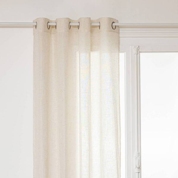 Transparent ALLA Beige - Textil - 1 x 240 x 140 cm