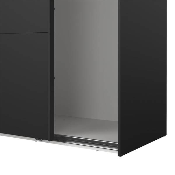 Kleiderschrank Catania Schwarz - Holzwerkstoff - 179 x 221 x 65 cm
