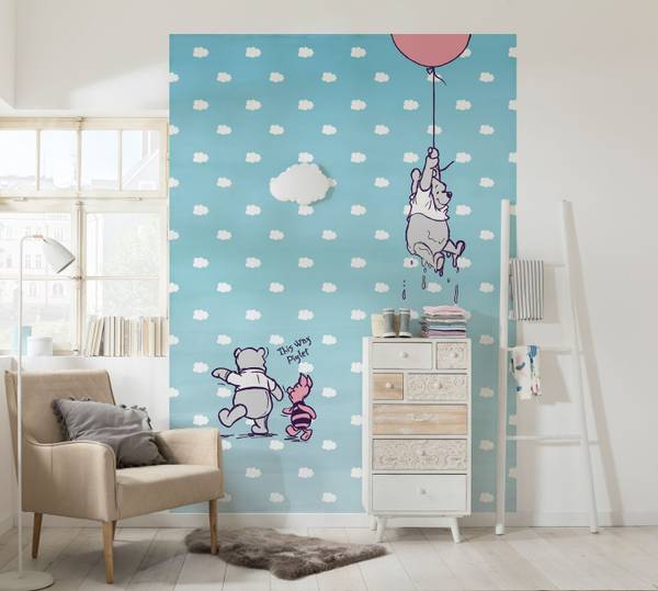 Fototapete 612278 Blau - Papier - 184 x 254 x 184 cm
