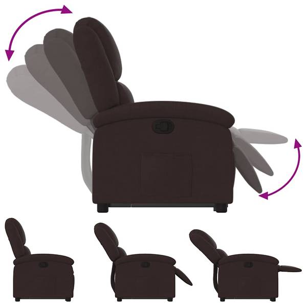 Relaxsessel mit Aufstehhilfe 3032378-1 Dunkelbraun