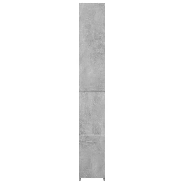 Badschrank D7303 Grau - Holzwerkstoff - 27 x 170 x 25 cm