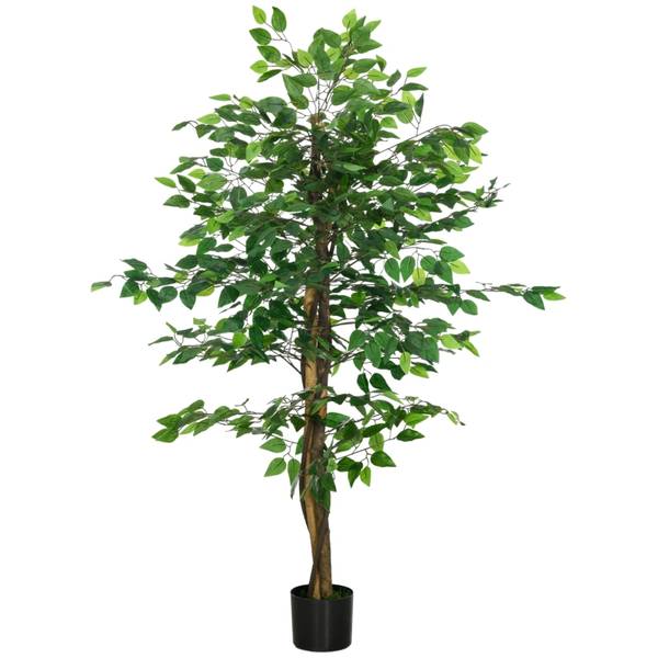 Ficus Kunstbaum CD66 Grün - Metall - 15 x 150 x 15 cm