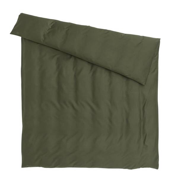 Housse de duvet STÄFA Vert olive - 240 x 240 cm