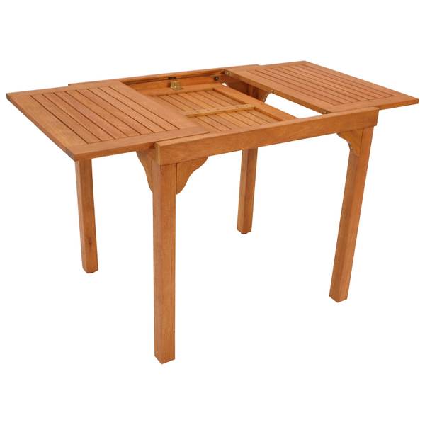 Gartentisch RIO Braun - Eukalyptus - 80 x 75 x 70 cm