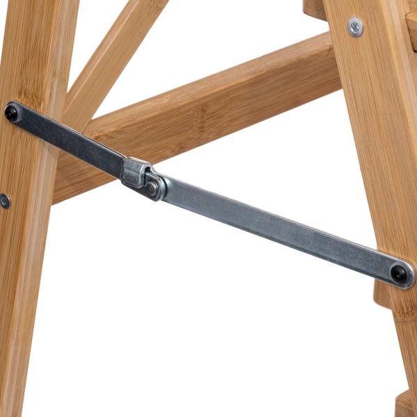 3-Stufen-Schritt BASIC Braun - Bambus - 44 x 63 x 50 cm