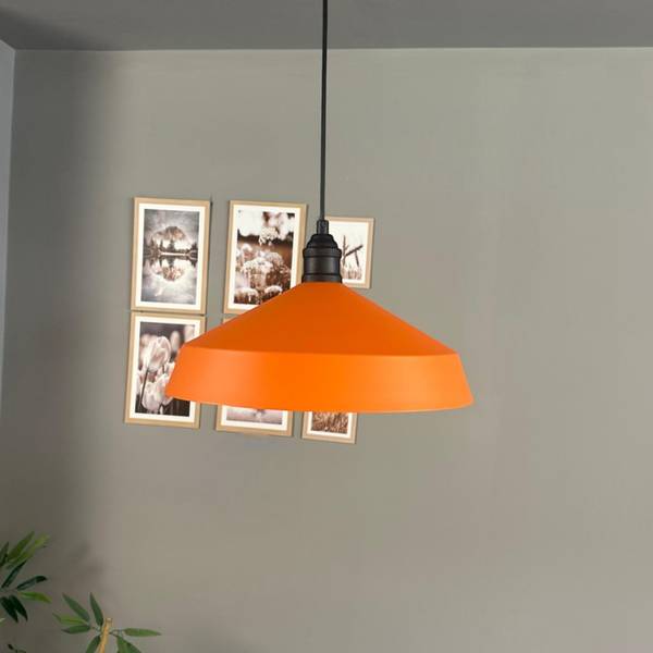 Pendelleuchte LLema Orange - Höhe: 19 cm