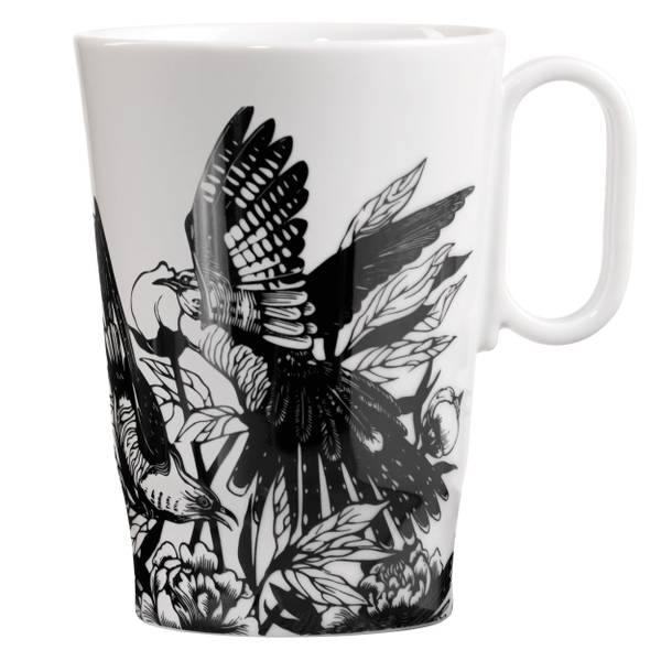 Kaffeetasse Genussklasse #1 Weiß - Porzellan - 8 x 11 x 8 cm