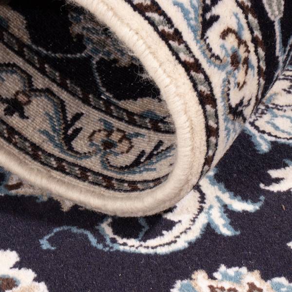 Orientteppich Oriental Blau - Naturfaser - 70 x 1 x 130 cm