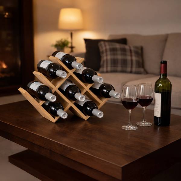 Weinregal aus Bambus fr 8 Flaschen kaufen | home24