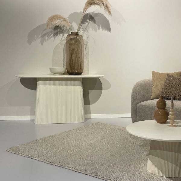 Konsolentisch Patrice Weiß - Massivholz - 140 x 80 x 40 cm