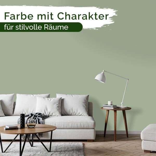 Wandfarbe   Muted Fern Grün - Harz - 17 x 16 x 17 cm
