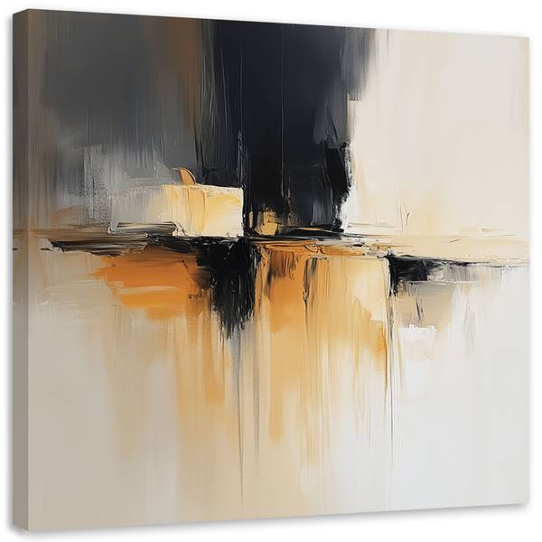 Canvas schilderij Schaduwen 30 x 30 cm