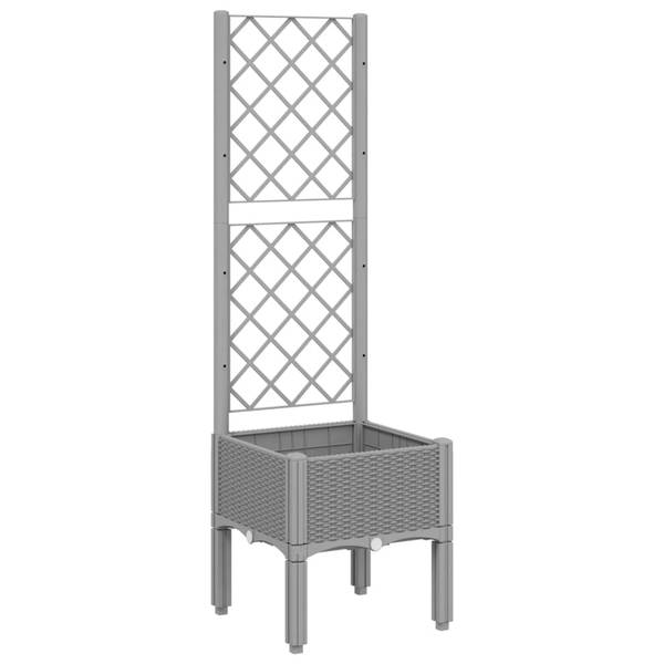 Plantenbak 3033702 grijs - kunststof - 40 x 142 x 40 cm