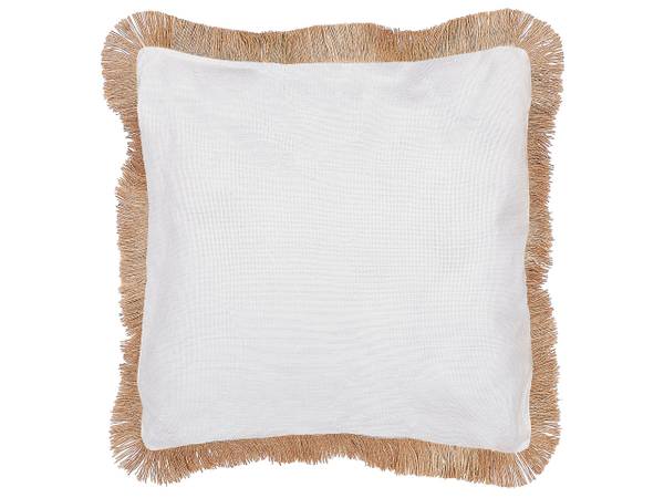 Dekokissen 2er Set GERANIUM Beige - Weiß