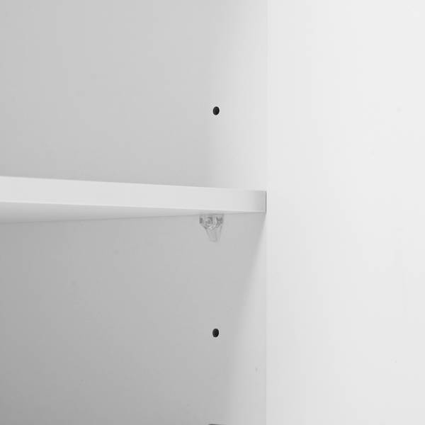 Sideboards FluxIna Weiß - Holzwerkstoff - 80 x 80 x 35 cm