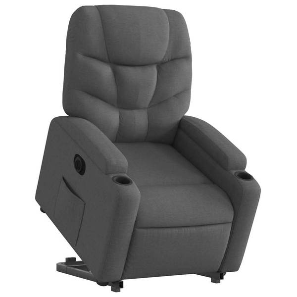 Fauteuil inclinable levage 3032386-3 Gris foncé - Gris