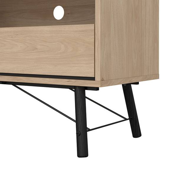 TV tafel Ry bruin - deels massief hout - 151 x 60 x 40 cm