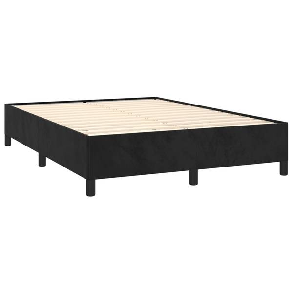 Bedframe 3016042-4 zwart - 143 x 203 cm