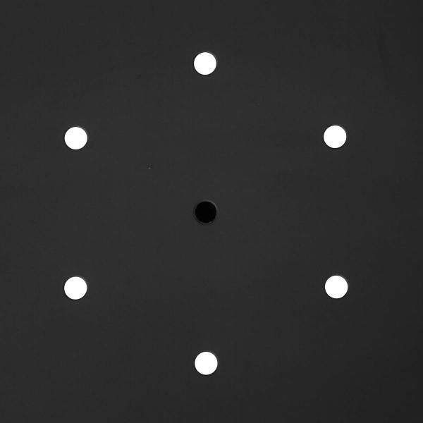 Stuhl NIKO Schwarz - Metall - 45 x 85 x 48 cm