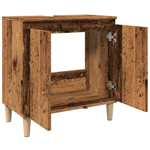 Waschbeckenunterschrank XT3781 Eiche Antik Dekor
