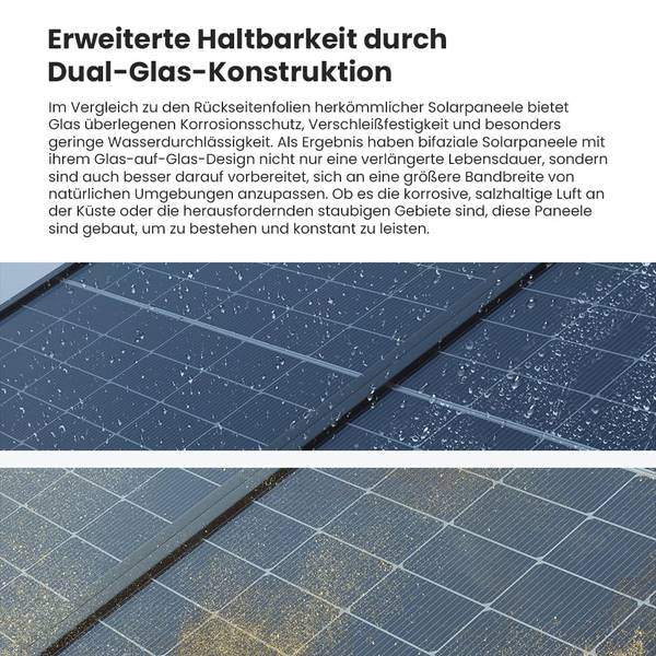 Solarmodul ASTRO N7s Schwarz - Glas - 114 x 3 x 177 cm
