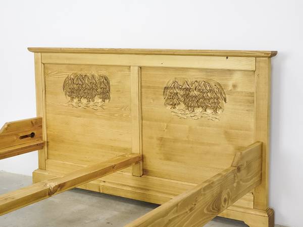 Bett Jagna Gelb - Fichte - 160 x 85 x 200 cm