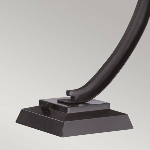 Tischleuchte KILROY Braun - Glas - Metall - 33 x 54 x 38 cm