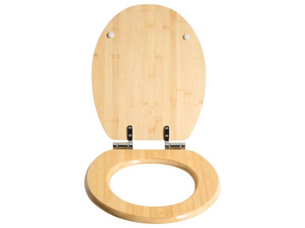 WC-Sitz CUAREIM Braun - Bambus - 38 x 42 x 45 cm