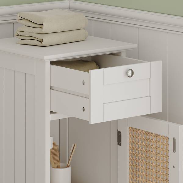 Midischrank Rosario 40413 Weiß - Holzwerkstoff - 32 x 87 x 30 cm
