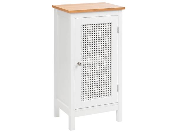 Badezimmerschrank ALAMOS Braun - Weiß - Holzwerkstoff - 40 x 75 x 30 cm