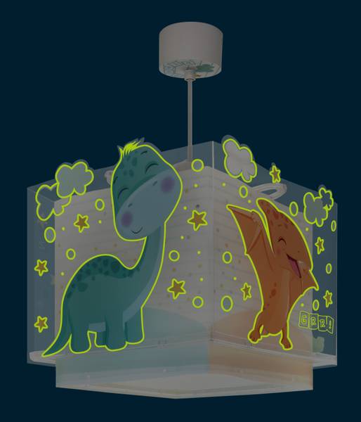 Deckenlampe   Baby Dinos Dinosaurier Kunststoff - 24 x 22 x 24 cm