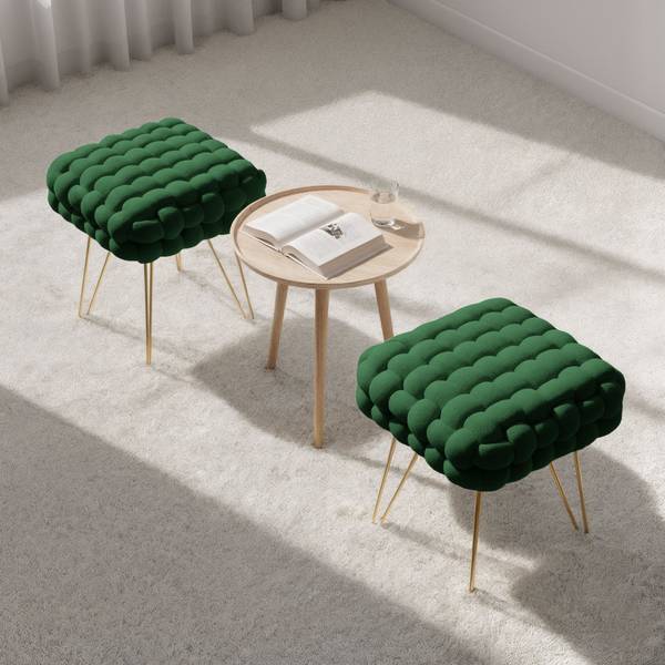 Polsterhocker DOTTY Grün