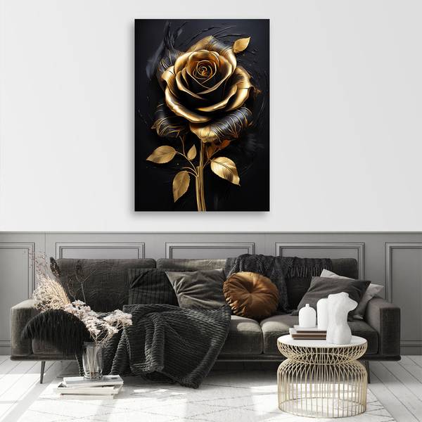 Canvas schilderij Rozen 40 x 60 cm