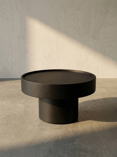Couchtisch SETUBAL Schwarz - Eisen - 60 x 36 x 60 cm