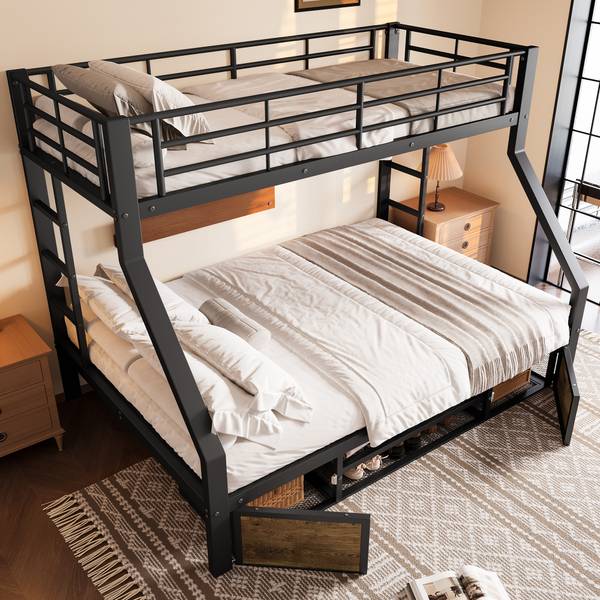 Etagenbett K-1153 Schwarz