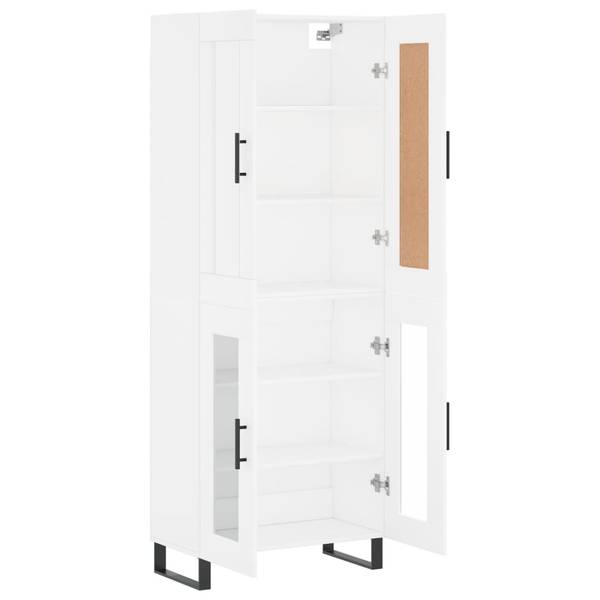 Highboard DE4131 Weiß - Holzwerkstoff - 70 x 180 x 34 cm