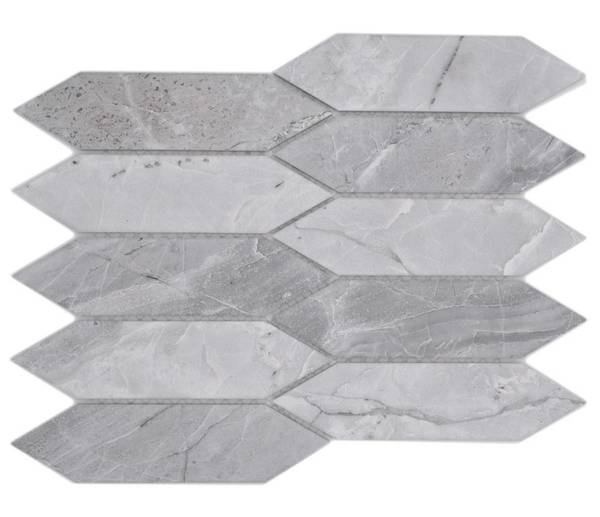 Mosaikfliesen 13-L0206 Grau - Keramik - 26 x 26 x 26 cm