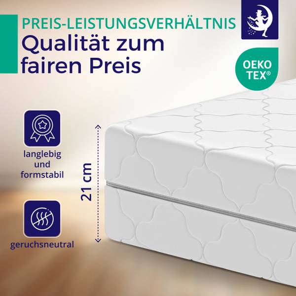 Matratze Taschenfederkern Breite: 120 cm